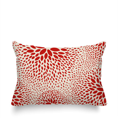 Housse et insert de coussin rectangulaire intérieur / extérieur en polyester filé Bavière