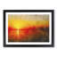 Reflection of an Orange Sunset - Framed Print-56758465-56758469