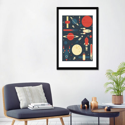 « space odyssey », impression sur toile tendue
