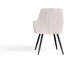 Chaise d'appoint moderne rembourrée Mid-Century avec dossier capitonné, ensemble de 2-1032776636