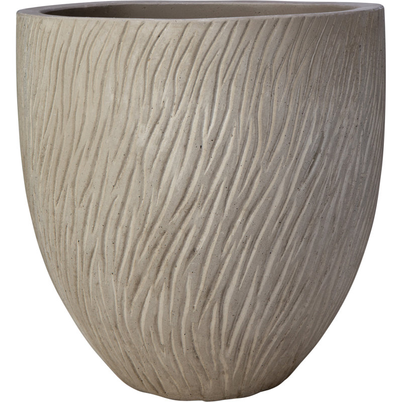 15 in. Mythos Planter - Natural Grey
