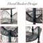 Étagère de rangement H 32,28 po x l 15,35 po x P 15,35 po Edden-776857501
