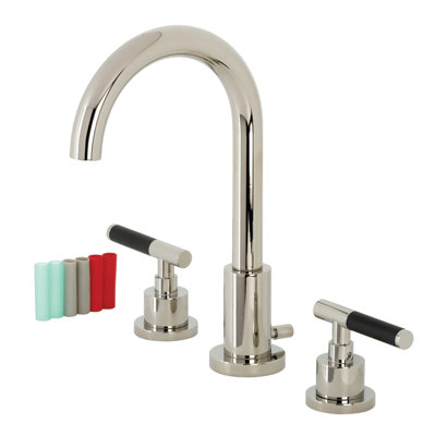 Robinet de salle de bain espacé avec ensemble de drain Kaiser