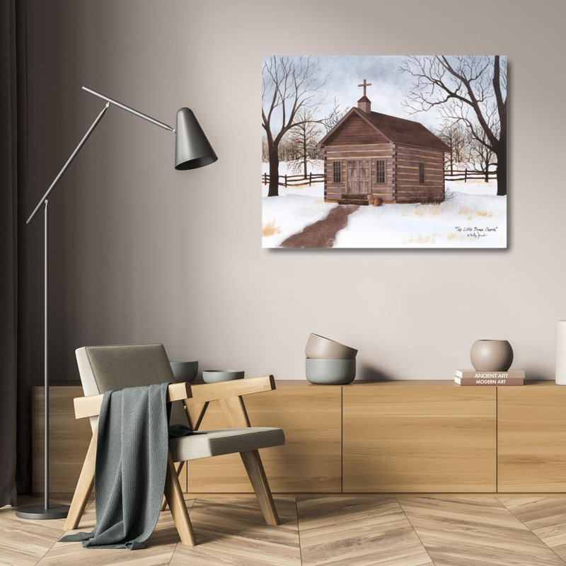Little Brown Church, H 19 po x l 24 po