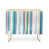 Turquoise / brun foncé