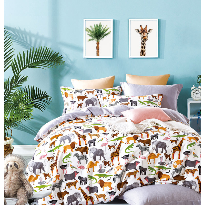 Ensemble d'édredon 100% coton , Double / grand