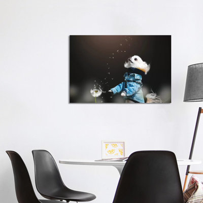 Fluffy by Lienjp - Wrapped Canvas Print