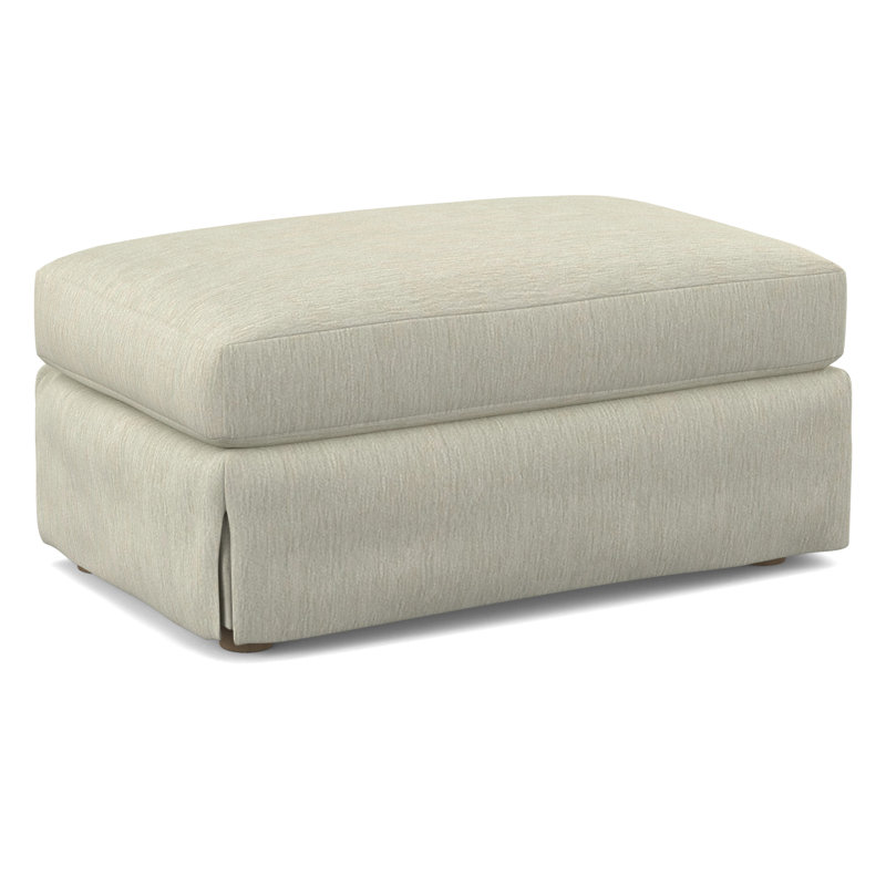 Upholstered Ottoman, Weathered Gray, 61689-88