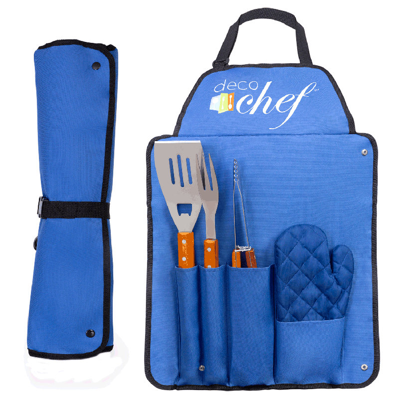 Deco Gear3 Piece BBQ Grilling Tool Set