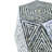 Maverick Hexagon End Table with Diamond Design