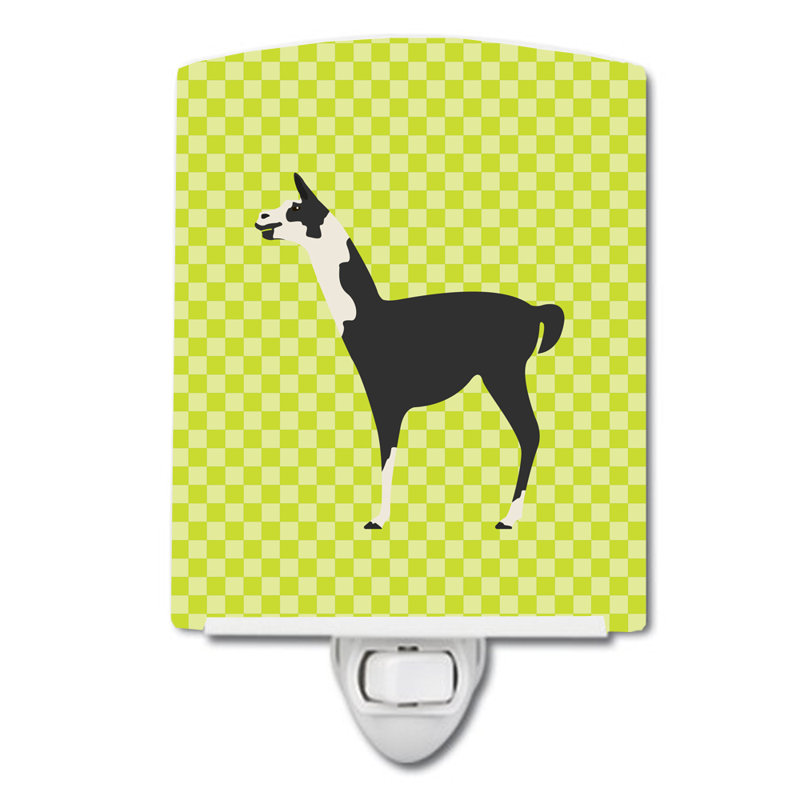 Llama Q'Ara Ceramic Night Light