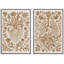 «Mid-Century Yellow Grey», 2 pièces sur toile-99015718-99015715