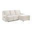 Canapé modulaire inclinable 2 pièces avec méridienne droite Luxury Comfort
