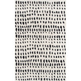 Dey Wool Geometric Area Rug in Off-White