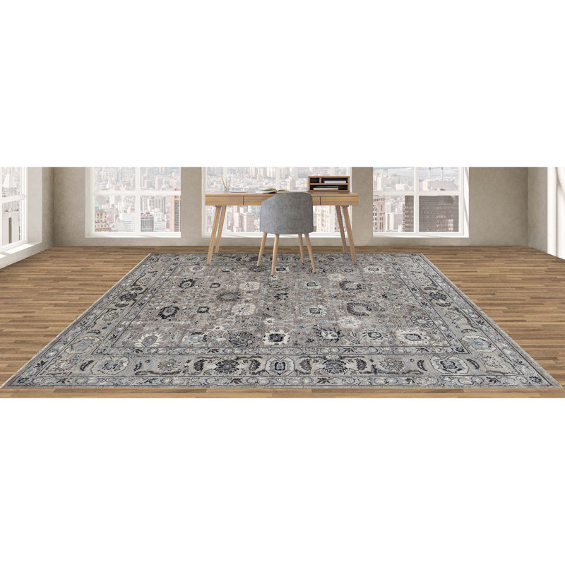 Hand Woven Wool Oriental Area Rug, Rectangle 10' x 14'