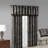 Jacquard Window Valance Black 50x18"-1690758653