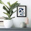 Indigo Bloom I - impression encadrée-921124526-921124524