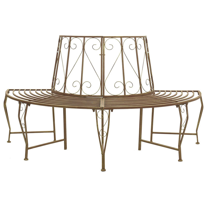 Outdoor Bench, Antique Brown