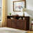 63" Mid Century Modern Rattan Sideboard Buffet Cabinet With Storage-840914742