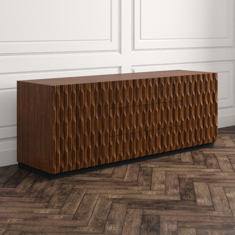 Alameda 81.5'' W Solid Wood Sideboard