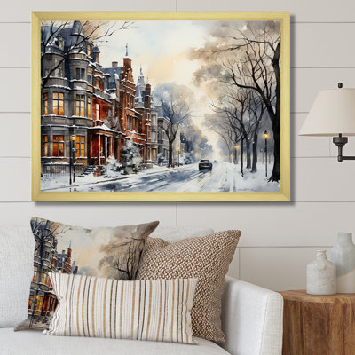 Paysage d'hiver de la ville russe II - Paysage d'hiver