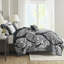 Ensemble de courtepointe en coton imprimé 6 pièces avec coussins décoratifs-108977276-108977277