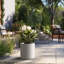 Pot à fleurs en ciment Skogh-702300818-702300819