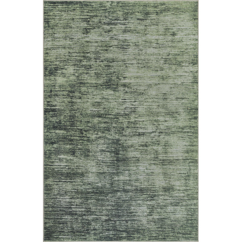 Ikhasa Chenille Abstract Indoor Rug, Rectangle 6' x 9'