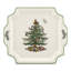 Spode Christmas Tree Square Handled Platter 12.5"