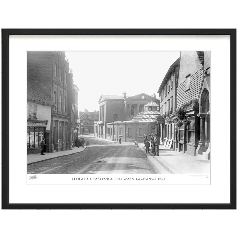Bishop's Stortford, the Corn Exchange 1903 1 Piece Single Picture Frame Wall Art, 28cm H x 36cm W x 2.3cm D