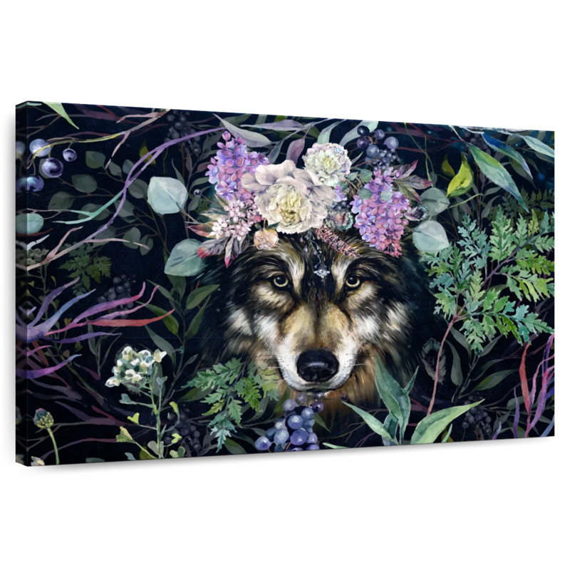 Couronne florale de loup Brampt