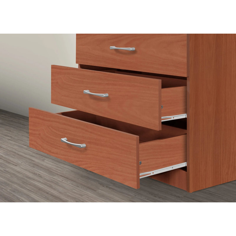 Commode 7 tiroirs Conor, Cerisier