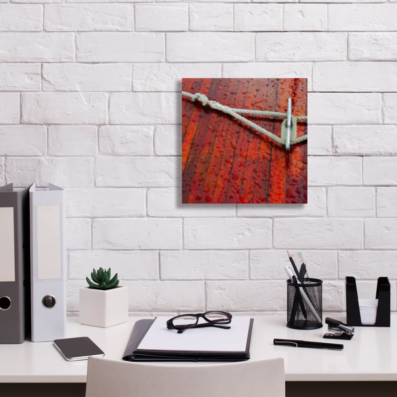 «Nautical Closeups 22» par Carlos Casamayor, art mural sur toile, H 12 po x l 12 po x P 0,75 po