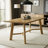 Alderon Modern 70.9" Solid Wood Rectangular Dining Table-408076143