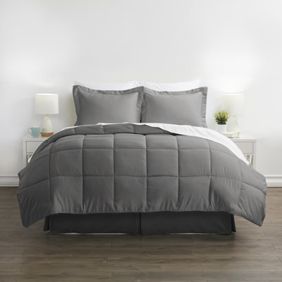 Simply Soft 8 Piece Microfiber Complete Bedding Set