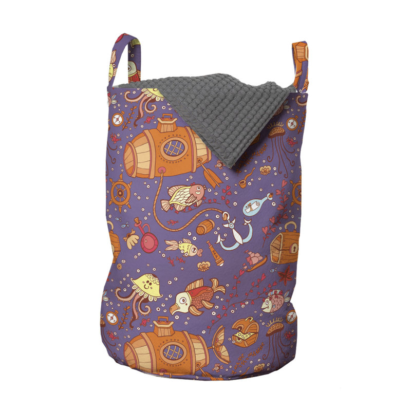 Fabric Laundry Bag with Handles
