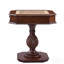 Table de jeu d'échecs réversible cerise avec plateau de jeu Cherry