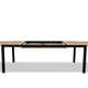 Ozzy 134'' Extendable Wood Outdoor Dining Table