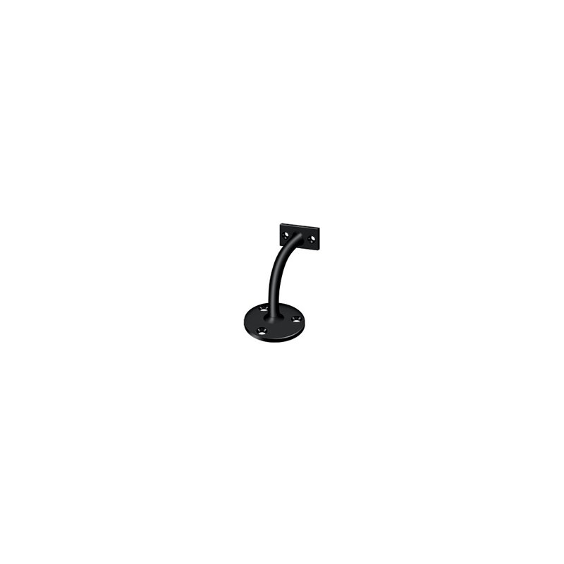 3.25" Projection Light Duty Hand Rail Bracket, Black