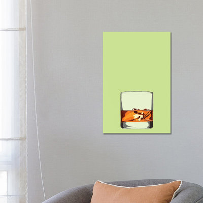 «Glass Of Whiskey» par Jaymie Metz - Toile tendue avec châssis sur toile