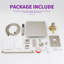 Luxueuse poignée simple 2 jets 10 po Tête de douche murale murale avec robinet de douche à main-108989393