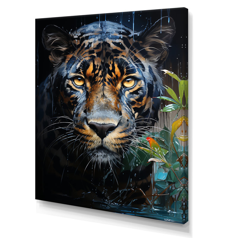Enchanted Panther Jungle Realm I, H 20 po x l 12 po x P 1 po, Toile tendue