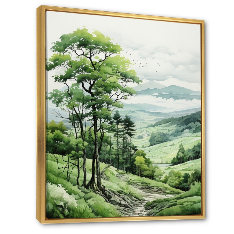 «Damayanti Countryside Solitaire Countryside II», reproduction sur toile flottante, H 40 po x l 30 po x P 1,5 po