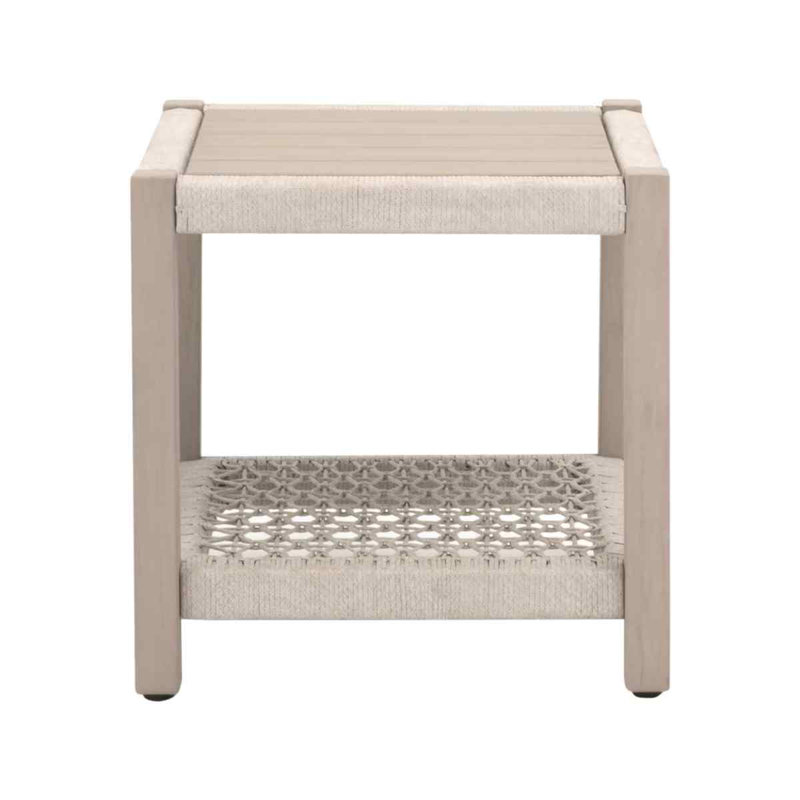 Wrap Square Outdoor End Table