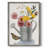 Watering Can Bouquet I Framed Print - Solid Wood