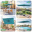 Parasol de marché rectangulaire 72 po x 108 po Samentha-2137165637