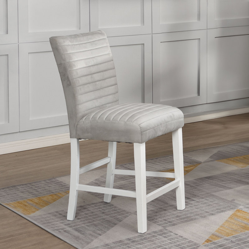 Chaise à hauteur de comptoir élisaveta (ensemble de 2)