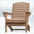 Outdoor Adirondack Chair Weather-Resistant HDPE Foldable Fire Pit Chairs With Cup Holder-111030214