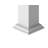 6''W x 6''D Heritage Base Trim White