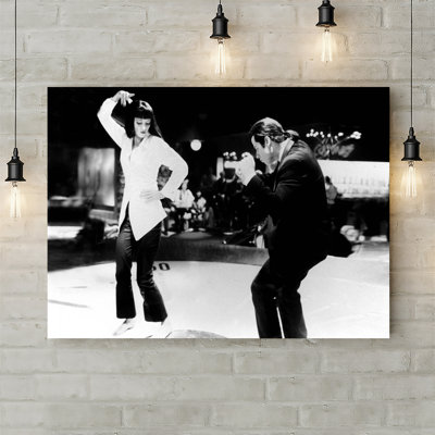 Pulp Fiction Dance Twist Contest - Wrapped Canvas Print